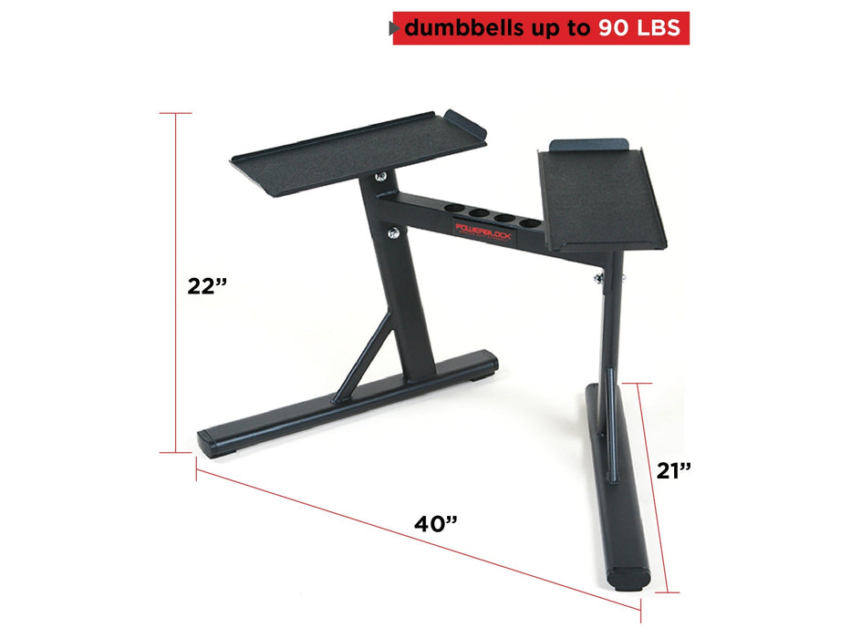 Power Block PowerMax Stand - For Up To A 90lb Pair