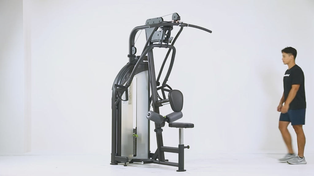 DF-303 Lat Pulldown Mid Row SportsArt Workout Video