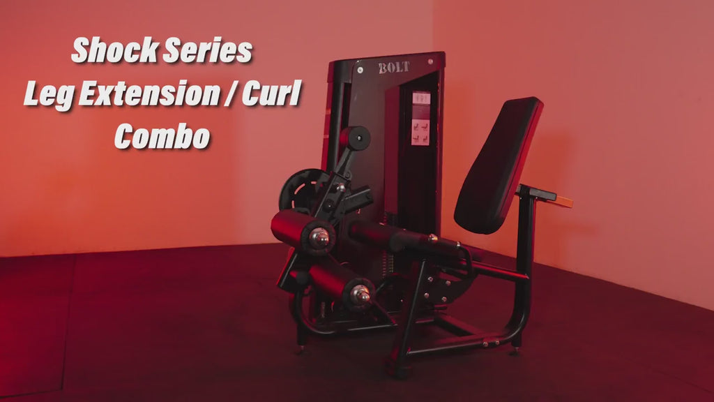 Bolt Fitness Shock Series Leg Extension Curl Combo Exercise