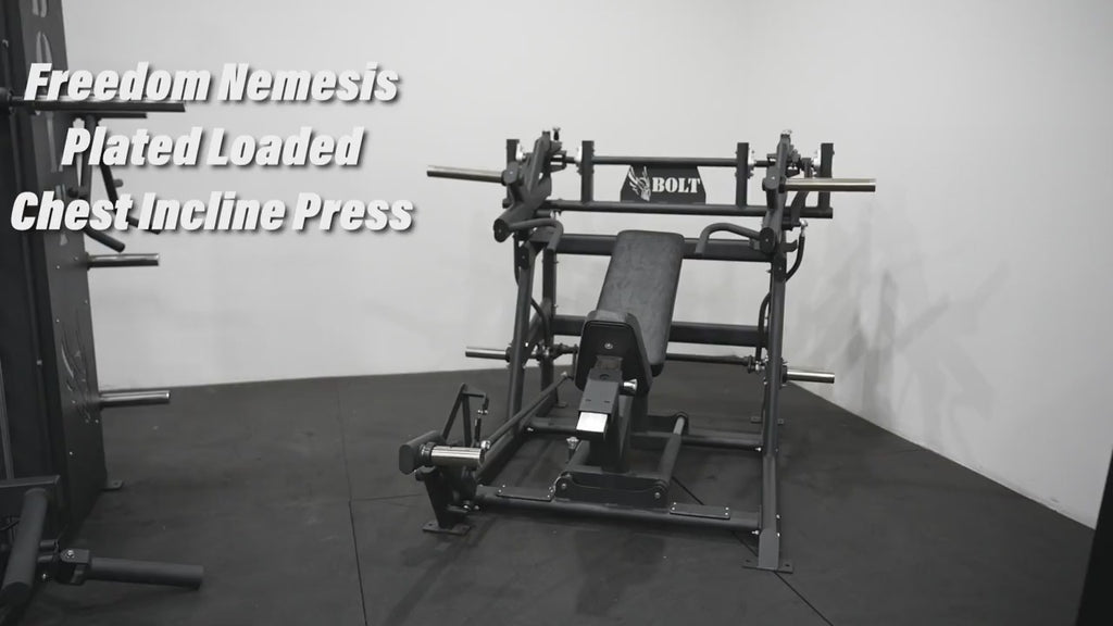 How To Use Bolt Fitness Freedom Nemesis Plate Loaded Incline Chest Press