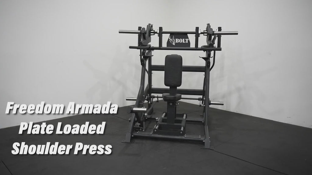 How To Use Bolt Fitness Armada Plate Loaded Shoulder Press