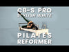 Align Pilates C8-S Pro White Pilates Reformer 