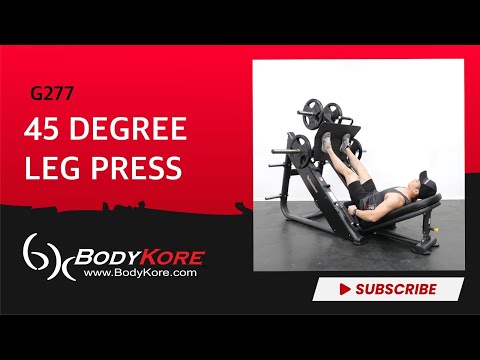 BodyKore Leg Press Signature 45 Degree G277