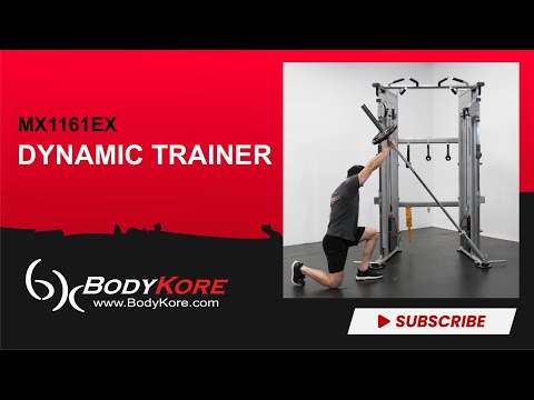 BodyKore Dynamic Functional Trainer with Squat Rack MX1161EX