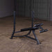 pro clubline decline olympic bench sodb250 front side view