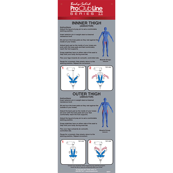 pro clubline inner outer thigh s2iot exercises