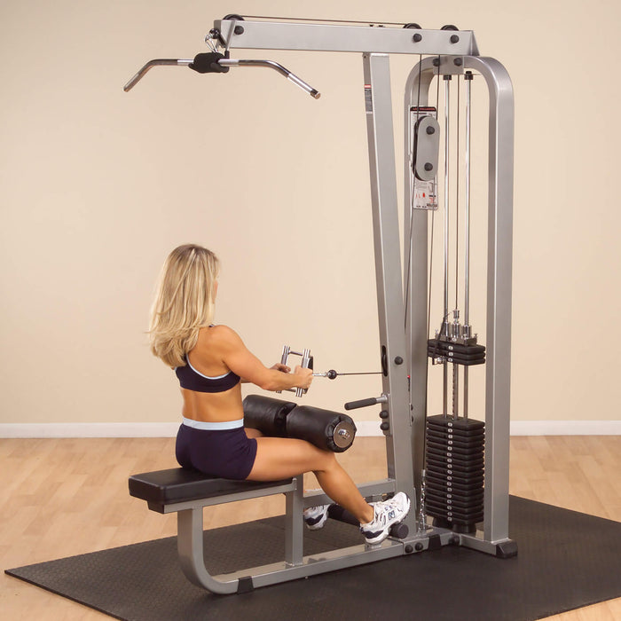 pro clubline lat and mid row machine woman low row
