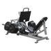 pro clubline lvlp leverage horizontal leg press corner view