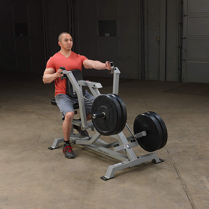 pro clubline lvsr leverage seated row machine exercise alternate