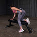 pro clubline sfb125 flat bench bend over row woman