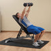 pro clubline sfid325 adjustable bench gray incline press