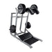 pro clubline sls500 leverage squat machine corner view