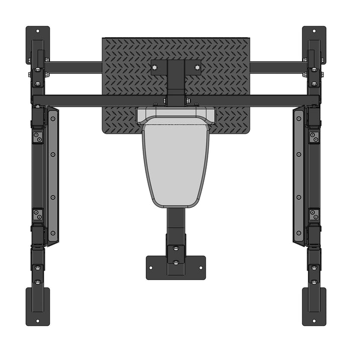 pro clubline sosb250 shoulder olympic bench top view