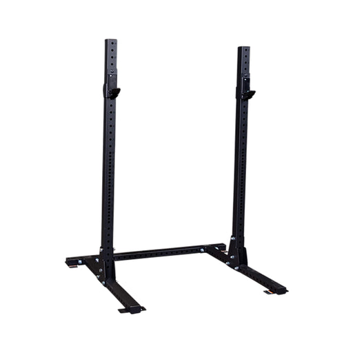 pro clubline spr250 commercial squat stand front side view