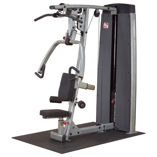 pro dual dpls sf vertical press and lat machine front side view