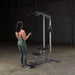 pro lat machine body solid glm83 woman biceps curl