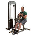 pro select ab and back machine gcab stk man using rollers