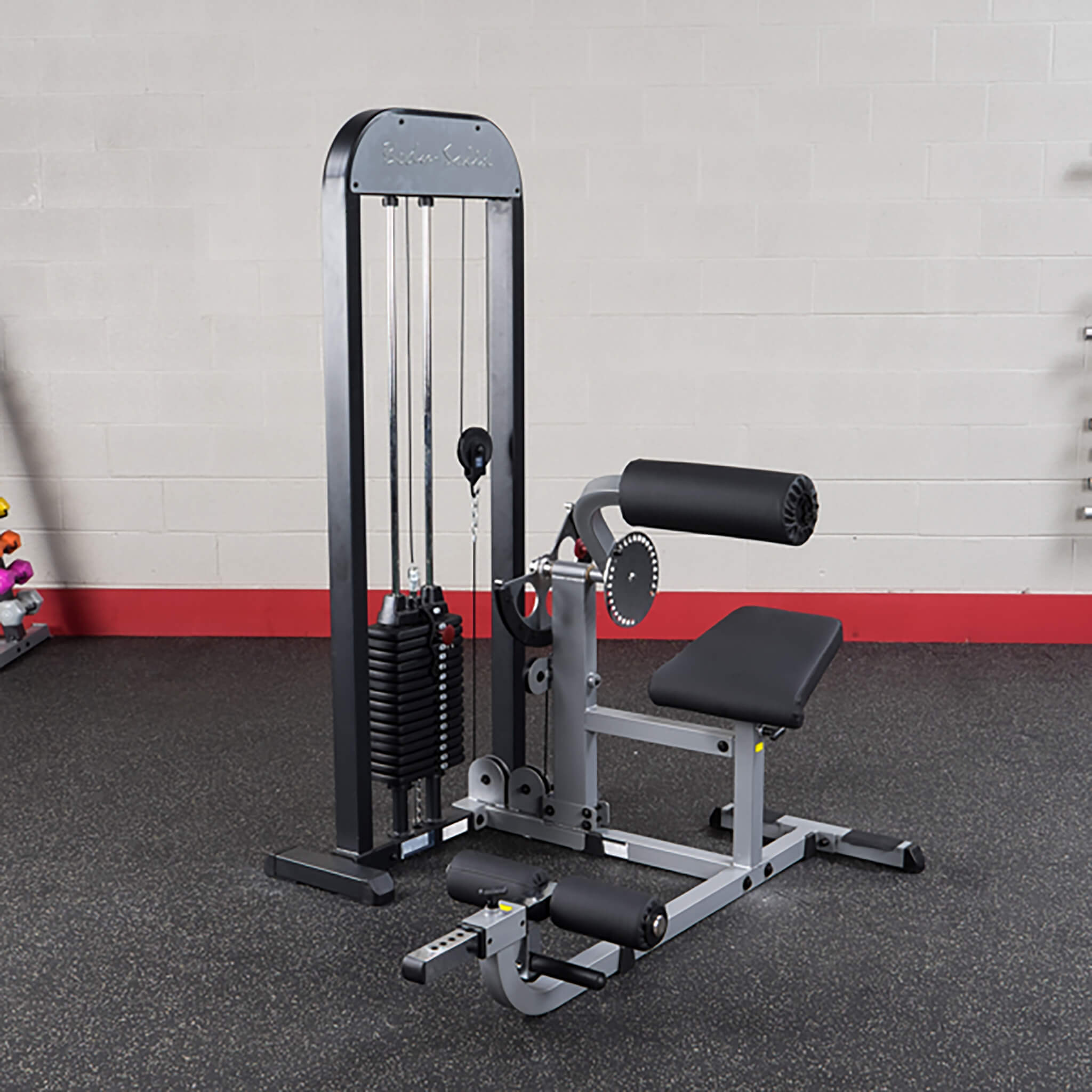 Body Solid Pro Select Ab Crunch Back Extension GCAB STK 210 lb Stack