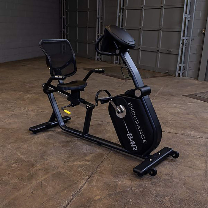 recumbent bike b4rb front side view