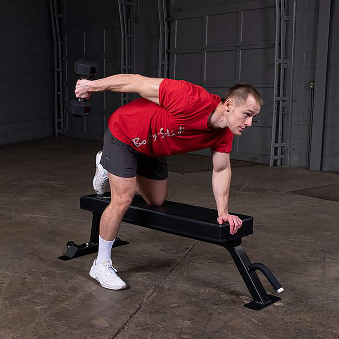 sfb125 flat bench bend over row
