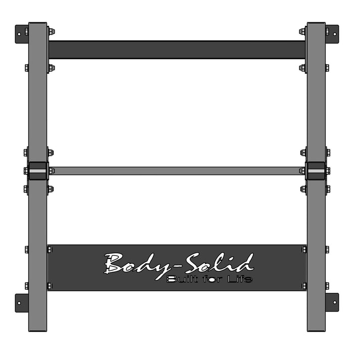 spr500 half squat rack pro clubline top view