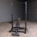 spr500 half squat rack pro clubline with fid bench