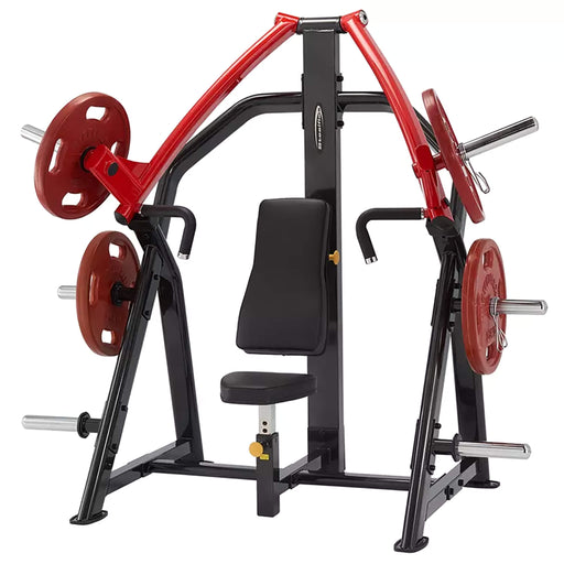 steelflex psip plate loaded incline chest press machine front view