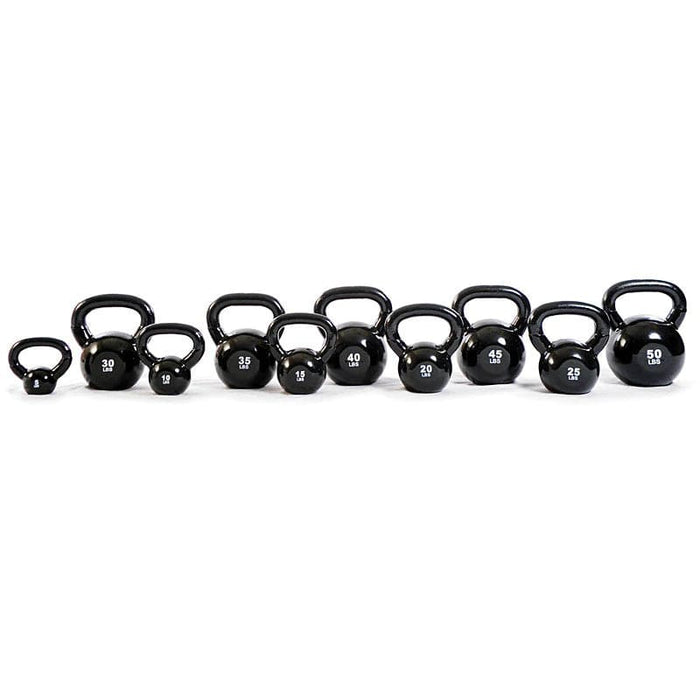 TKO 2 Tier Kettlebell Rack 859KR with Full Kettlebell Set