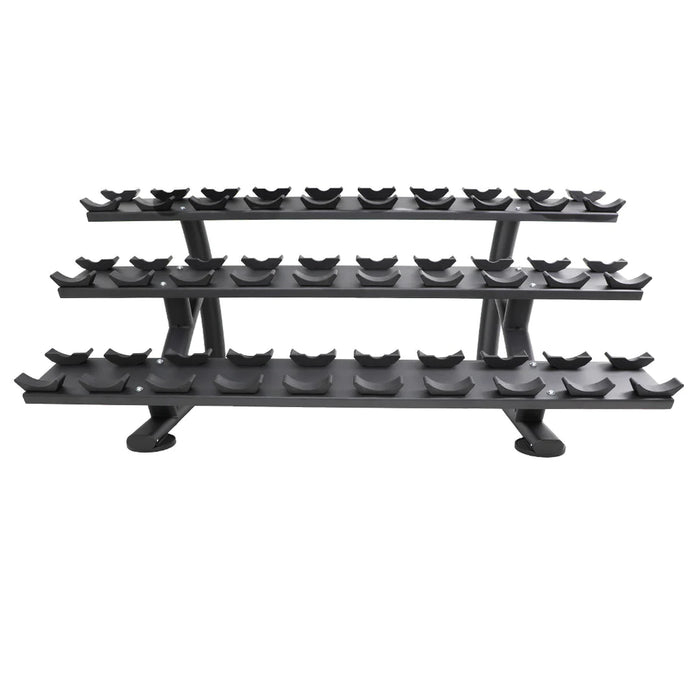 TKO 15 Pair Signature Dumbbell Rack With Saddles 7052