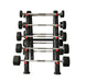 tko fixed barbell set with rack