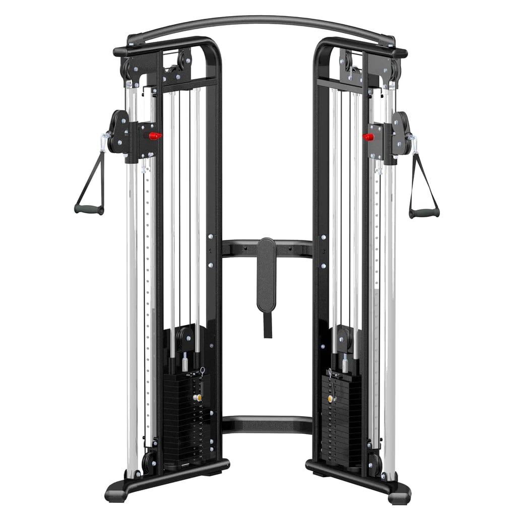 TKO Light Functional Trainer Machine Black - Free Accessory Kit