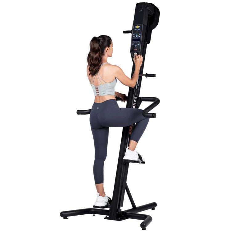 VersaClimber SM-Magnetic Sport Vertical Climber With Female Exerciser