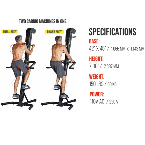 VersaClimber TS Magnetic Commercial Vertical Climber
