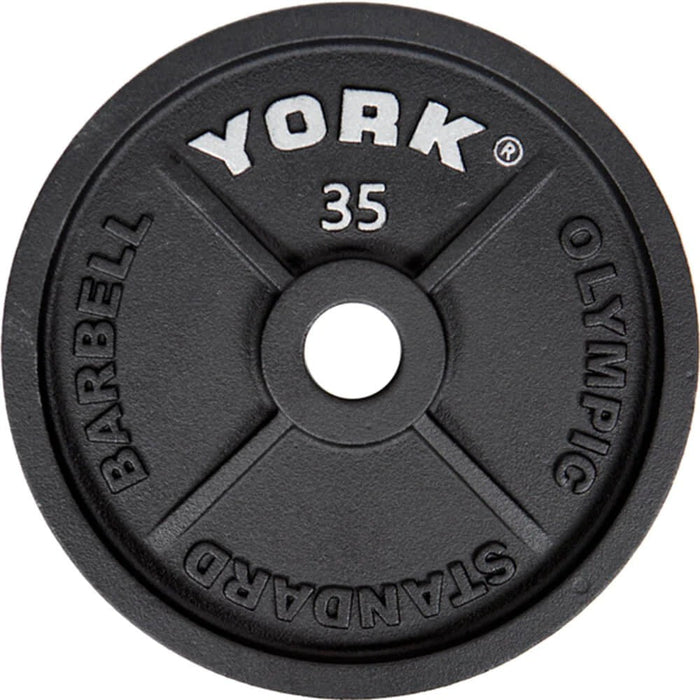 York Barbell Cast Iron Olympic Plate Sets