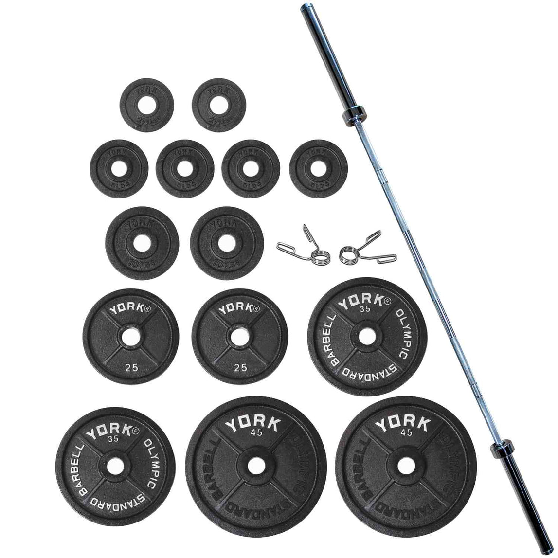 York Barbell Legacy Cast Iron Plate Set