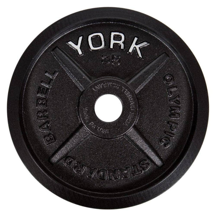 York Barbell Legacy Precision Milled Cast Iron Weight Plate Sets