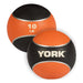 York Barbell Rubber Medicine Ball 10lbs - Orange