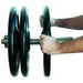 York Barbell Steel ISO-GRIP 300lb Plate and Barbell Set