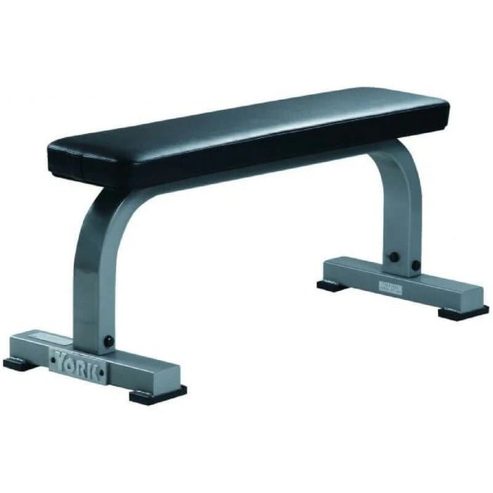 York Barbell STS Flat Bench Silver