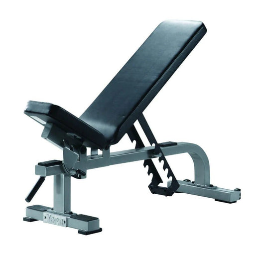 York Barbell STS Flat To Incline Bench Silver