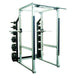 York Barbell STS Power Rack with Hook Plates White