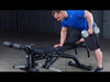 Body Solid FID46 Olympic Leverage Exercise Bench With Leg Developer
